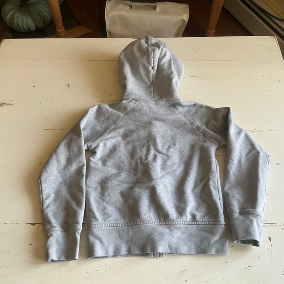FCUK French Connection gray full zip HOODIE Sweatshirt XS - Picture 5 of 8